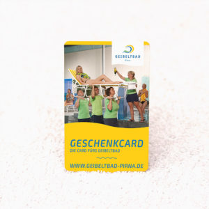 Vorderseite der Geschenkcard