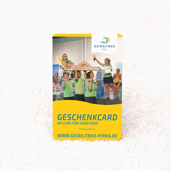 Vorderseite der Geschenkcard