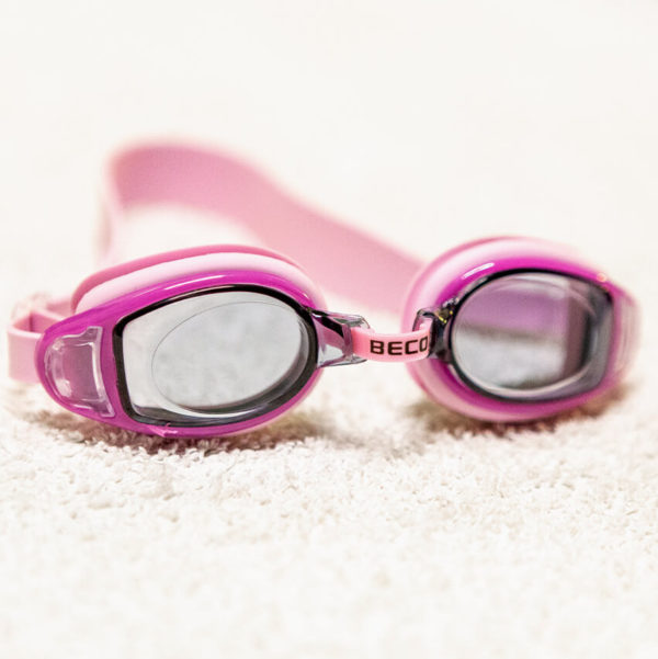 Rosa Schwimmbrille